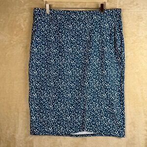 RipSkirt Hawaii Wrap Skirt Teal White Botanical Print Womens XL Beachwear Summer